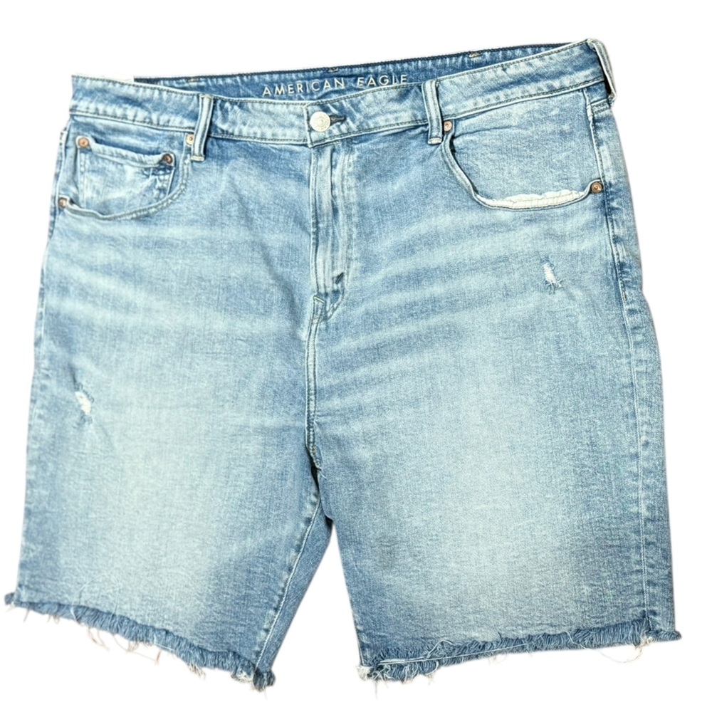 American Eagle Mens Size 42 Light Blue Denim Shorts Jhorts
